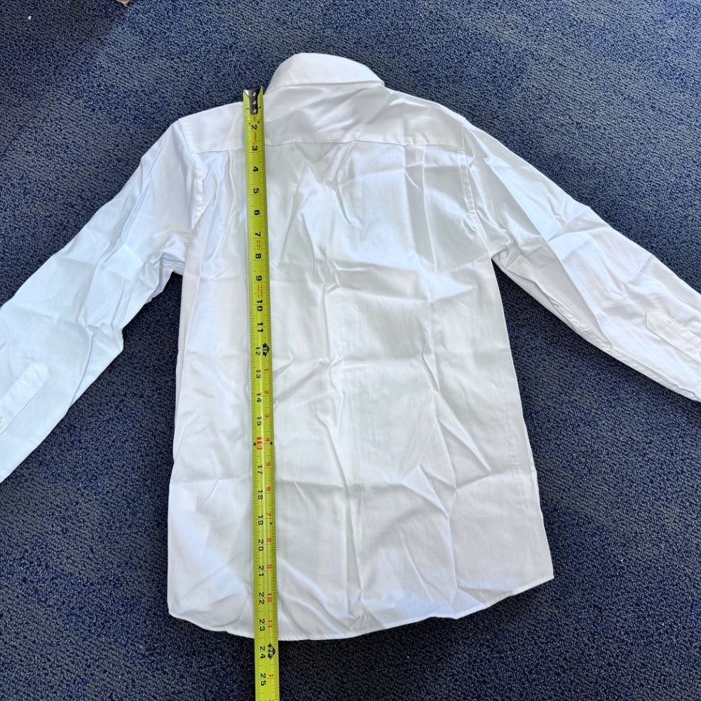 Nordstrom Non-Iron Dress Shirt Size Boys 10 NWT - Picture 3 of 4